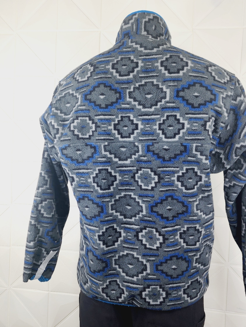 Patagonia Aztec Southwestern Geometric Synchilla Snap T Fleece Pullover Men’s M - Picture 3 of 6